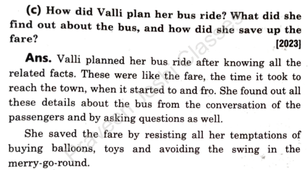 Class 10 English - Textbook (Short answer)